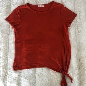 Burnt Orange Olivia Rae Shirt